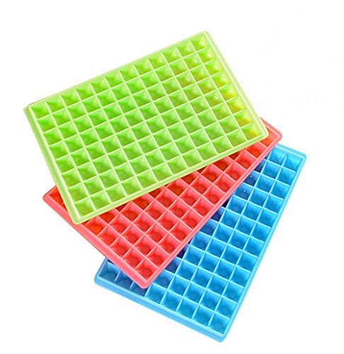 Milopon 3X Eiswürfelformen Eiswürfelform Eiswürfelschale aus Silikon Eiswürfel Box Eiswürfel Silikonformen… – Bild 3