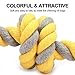 Vitscan Rope Toys for Aggressive Chewers, Indestructible and Heavy Duty Dog Chew Toys 6-Knot Tug of War Dog Toy for Interaction, Sturdy Cotton Knot Dog Chew Rope for Small to Large Breed Dogs