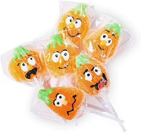 Pumpkin Patch Tour, Halloween Jelly Candy Pops, 24 Count