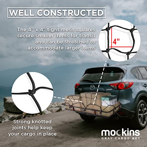 Mockins 60"x20"x6" Folding Cargo Carrier Hitch Mount 500 Lb Capacity