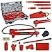 F2C 10 Ton Capacity Porta Power Hydraulic Bottle Jack ram Pump Frame Repair Tool Kit Power Set Auto Tool for Automotive, Truck, Farm and Heavy Equipment/ Construction(10 Ton)