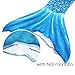 Play Tailor Mermaid Tail Swimmable Costume Swimsuit for Girls Swimming (No monofin)