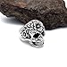 FANSING Jewelry Stainless Steel Fashionable Flower Skull Rings for Mens