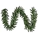 Vickerman 9' Camdon Fir Artificial Christmas Garland - Unlit - Faux Holiday Garland - Indoor Seasonal Home Decor - Reliable and Durable - Realistic Garland for Mantle or Staircase