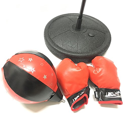image for Eforoutdoor Punching bag with Boxing Gloves Speed Ball Adjustable Boxi