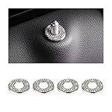 4PCS Bling Inner Car Door Lock Cover