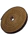 Leather Strap 3/8 Inch Wide 72 Inches Long with NO Splices by TOFL (Brown)
