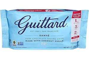 GUITTARD 72% Sante Dark Chocolate Baking Chips, 9 OZ