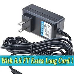PwrON 6.6 FT Long Cable AC to DC Adapter for