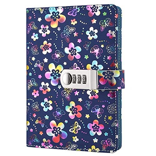 koboome PU Leather Diary with Lock, A5 Size Diary