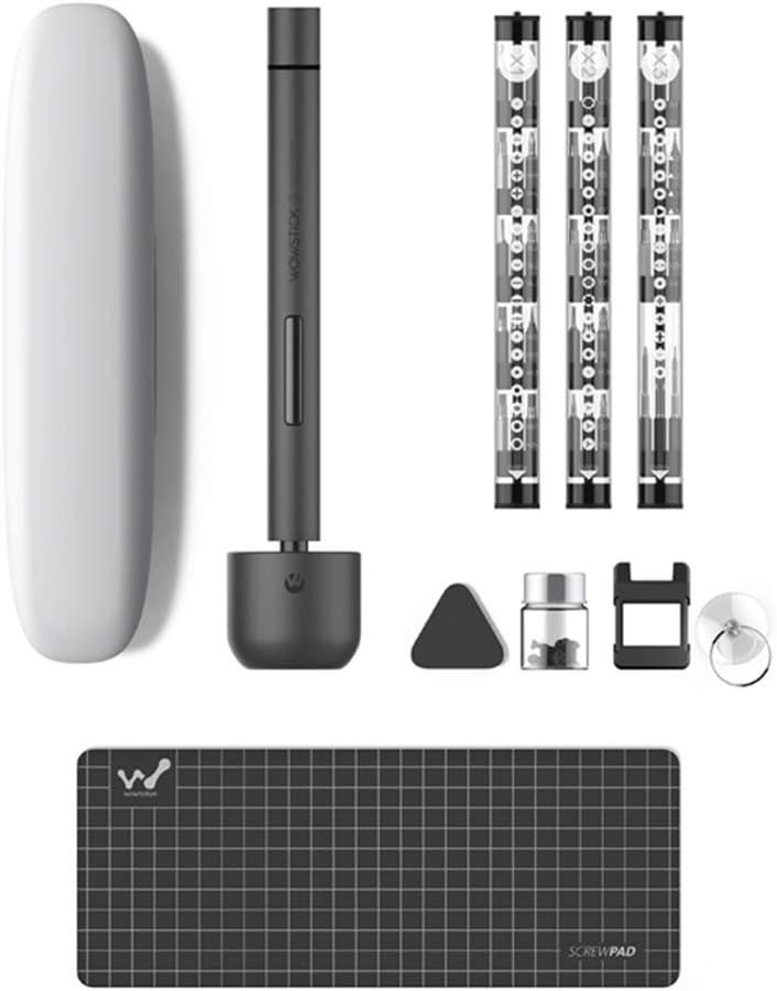 Electric Screwdriver Set, 62-Piece Set USB Rechargeable Mini Wireless Battery Power with Case
