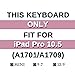 IPad Pro 10.5 Case, ARIMOOZ Multi-Functional Smart Auto Wake & Sleep keyboard ,Slim Shell Protective Cover with Wireless Bluetooth Keyboard for apple Pro 10.5 (A1701/A1709) (Rose Gold)