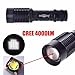 Perman 4000 Lumens 5 Modes Zoomable CREE XML T6 LED Police Flashlight Lamp Light Torch Waterproof Black