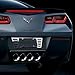 C7 Corvette Chrome Engraved Rear License Frame - CNC Machined Billet Premium
