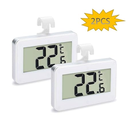 Compra LayOPO Termómetro de Nevera 2019 con Pantalla LCD Grande ...