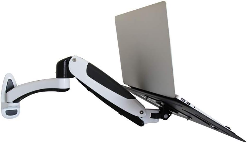 2 in 1 Gas Spring Adjustable Tilt and Swivel Laptop Arm Wall Mount