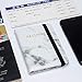 ZONGSHU Marble Pattern Leather Passport Holder Cover Rfid Blocking Travel Wallet White