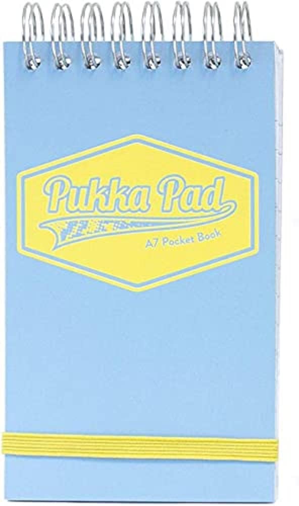 Pukka Pad Pastel Pocket Book A7 (Pack of 6) 8903-PST