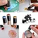 GooMart 40 Pack of Craft Finger Sponge Daubers with Storage Case for Card Making Painting Drawing Chalk