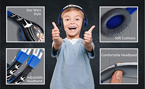 image for eKids Star Wars Ep 9 Kids Headphones, Adjustable Headband, Stereo Soun