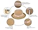 Beach Hats for Women Foldable Uv Protection Sun Hat Travel Women Straw Floppy Hat Beach Straw Hats for Women Gardening Hat for Women, Natural Straw Sun Hats