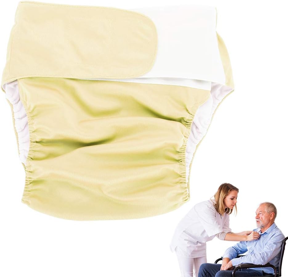 Couche adulte, couche lavable et réutilisable pour les personnes âgées (citronier) Amazon.fr