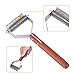 Undercoat Rake for Dogs/Cats,Petender Dematting Comb,Deshedding Tool with Wooden Handle-20 Blades