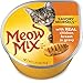 Meow Mix Savory Morsels with Real Chicken Breast in Gravy Wet Cat Food, 2.75oz Cups (Pack of 24)