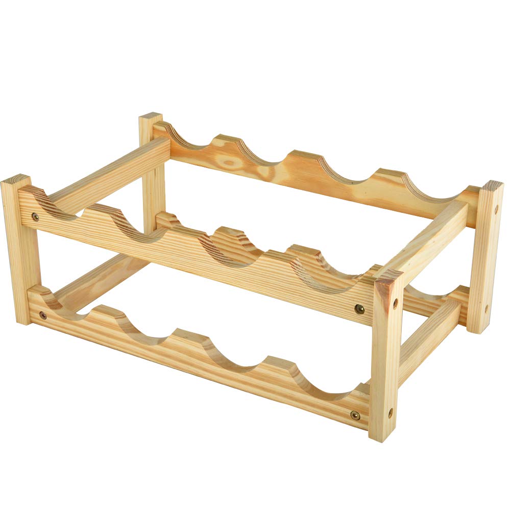Madera, 45CM zebroau Madera Maciza de Almacenamiento en casa Adornos