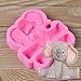 Baby 3D Animal Silicone Fondant Chocolate Mould Cake Decor Icing Sugarcraft Mold - Elephant