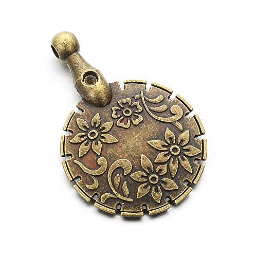 thansky 1Pc Retro Style Thread Cutter,Cross Stitch Yarn Cutter Pendant, DIY Sewing Supplies Rope Cutting Slice Disconnector