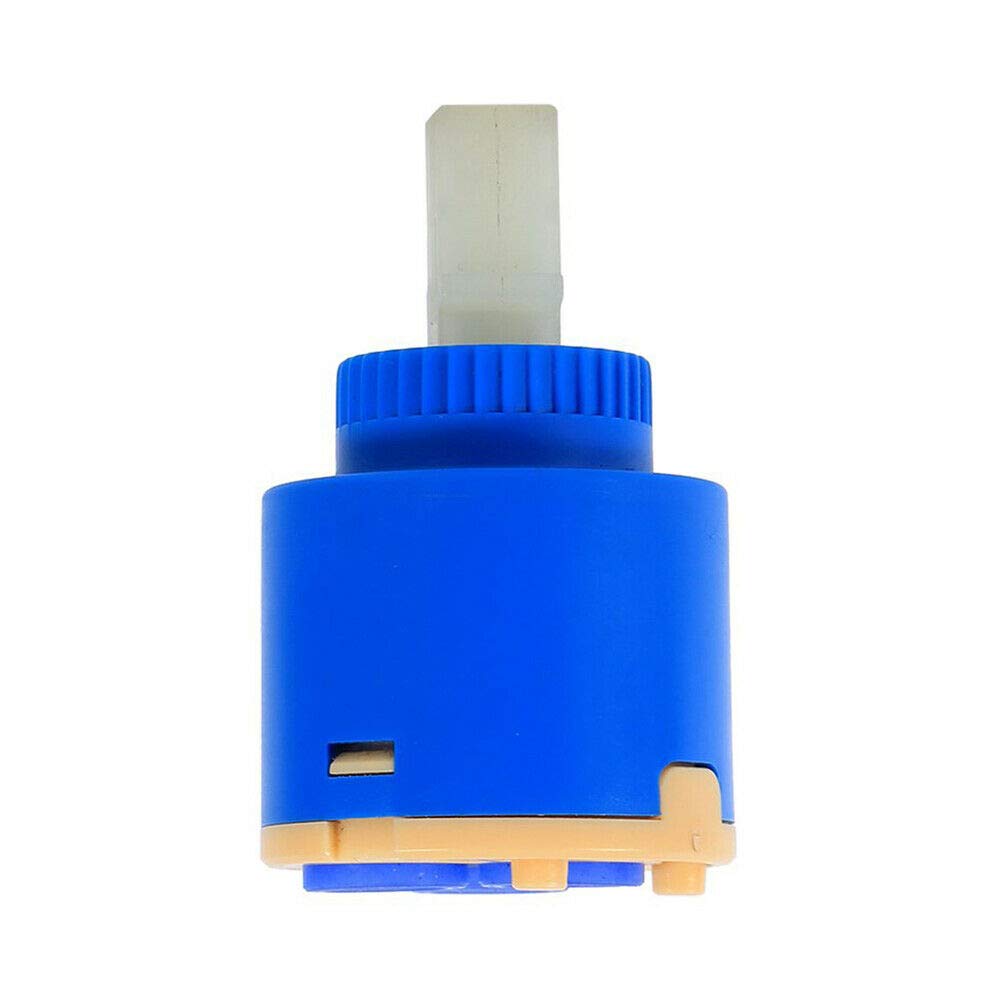 BE-TOOL Ceramic Disc Cartridge Valve 40mm Tap Faucet Valve for Single Lever Monobloc Bathroom or Kitchen Mixer Taps (Type A)