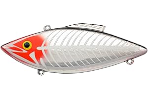 Bill Lewis Lures Lifelike Rat-L-Trap Magnum Force Lipless Crankbait Fishing Wobble Lure for Shallow Saltwater