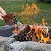 Exblue Fireplace Bellows Wood Hand Bellows Fire Blower Tool Brown Fire Bellows Fireplace BBQ Camping Small Broom Set