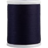 Superior Threads So Fine 3-Ply 50 Weight Polyester Sewing Thread Spool - 550 Yards (#431 Navy)