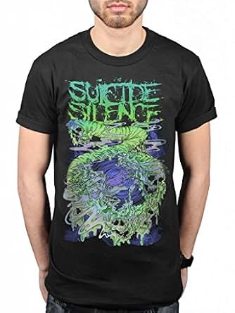 Suicide Silence T-Shirt Deathcore Metal Band | T-Shirt Groupe Rock Metal Motif Grave