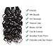 FASHION LINE Brazilian Body Wave/Water Wave/Deep Wave/Funmi/Human Hair Bundles Unprocessed Human Hair Natural Black(Water Wave, 4 Bundles)