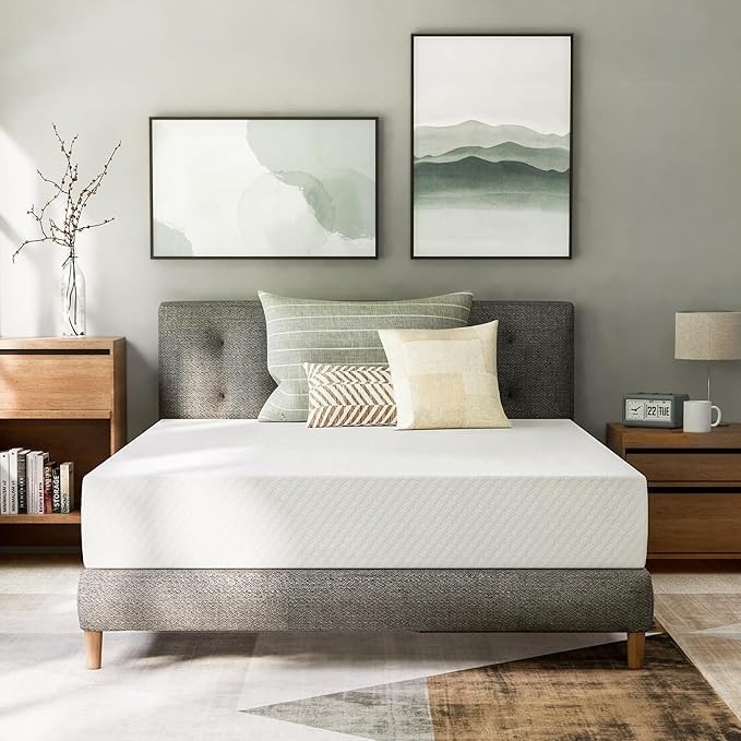 GAESTE 10 Inch Full Cooling Gel Memory Foam Medium Firm Mattress Breathable Pressure Relief CertiPUR-US Certified Foam, Mattress-in-a-Box Comfort & Supportive No Fiberglass (Full, 10 in) Image