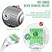 Derma Roller Microneedles for face, 540 Titanium Seamless Micro Needle Roller 0.25mm Cosmetic Needle Skin Care Tool