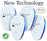 Ultrasonic Pest Repeller - Pest Control - Pest Repeller - Electronic Pest Repeller Plug In - Bug Repellent - Repel Insect Rat Roach Mice Ant Spider Mosquito - [4 pack]