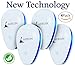 Ultrasonic Pest Repeller [4pack] - Electronic Pest Control Repellent Plug In - Home Bug Repellent - Repels Away Mosquitoes, Fleas, Bed Bugs, Rodents, Roaches, Mice, Ants, Spiders
