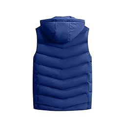 QWENTMTNTY Mens Outerwear Puffer Vests Casual