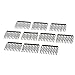 MagiDeal 10 Pieces 10 Teeth Metal Black Wig Combs Hair Pins Clips DIY for Women Beauty