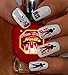 Walking Dead, Don't Open dead inside Zombies Nail Art Decals. Clear Vinyl PEEL and STICK Nail Decals (NOT WATERSLIDE) by One Stop Nails