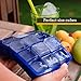 Perfect Size Silicone Ice Cube Tray, Set of 2, 
