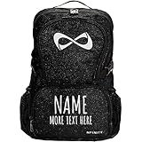 Custom Name/Text Cheer Bag: Nfinity Sparkle Backpack Bag