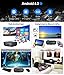 HD Video Projector Bluetooth WIFI Projector for Home Cinema Backyard Movie Game, 200 Inch Smart LED Projector with Speaker Zoom for iPhone Laptop DVD Player, HDMI VGA AV Cable Includedthumb 1