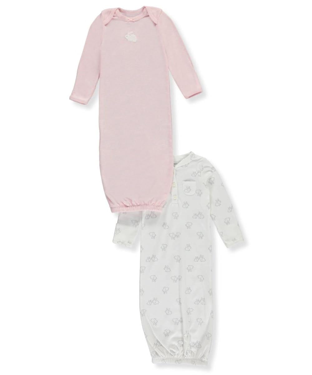 Carter S 赤ちゃん 女の子 2 個 パック うさぎ カバーオール Preemie ピンク B072j21hb5 パジャマ 豪華 Www Supergomes Com Br