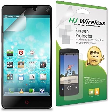 Best ZTE Nubia Z5s Mini Screen Protector. High Definition Clear Plastic Film Compatible Premium PET Invisible Phone Screen Protection HD Clear Retail Packaging