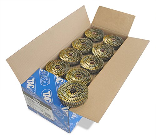Tacwise 0994 Bright Flat Top Coil Nails, 2.1/35 mm, 16° Inclined, 14,4000